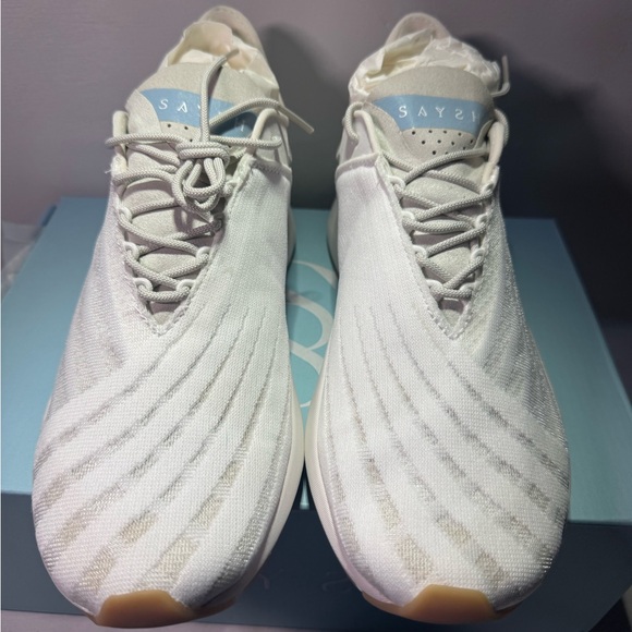 Saysh One White and Blue Sneakers Women’s 8 - Picture 6 of 16